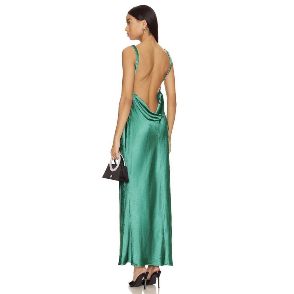 Runaway The Label Samsara Maxi Dress in Emerald Green size XL NWT $127msrp